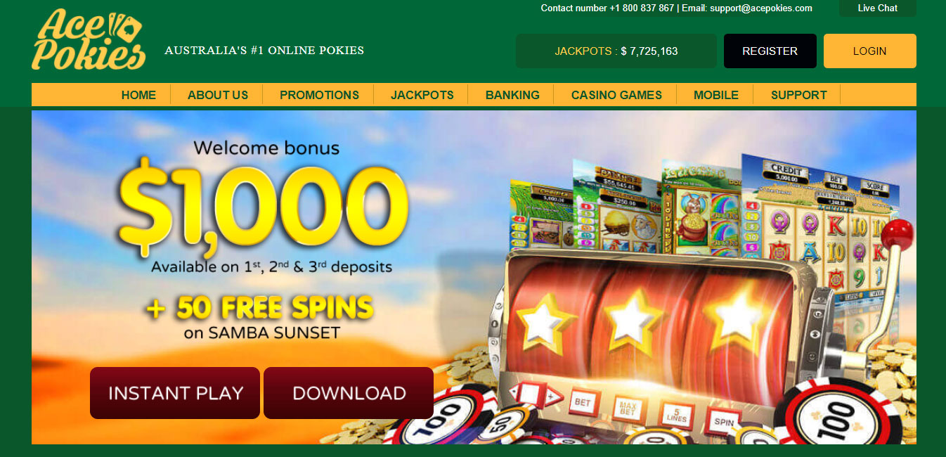 Ace Pokies Casino No Deposit Bonus Codes 2018